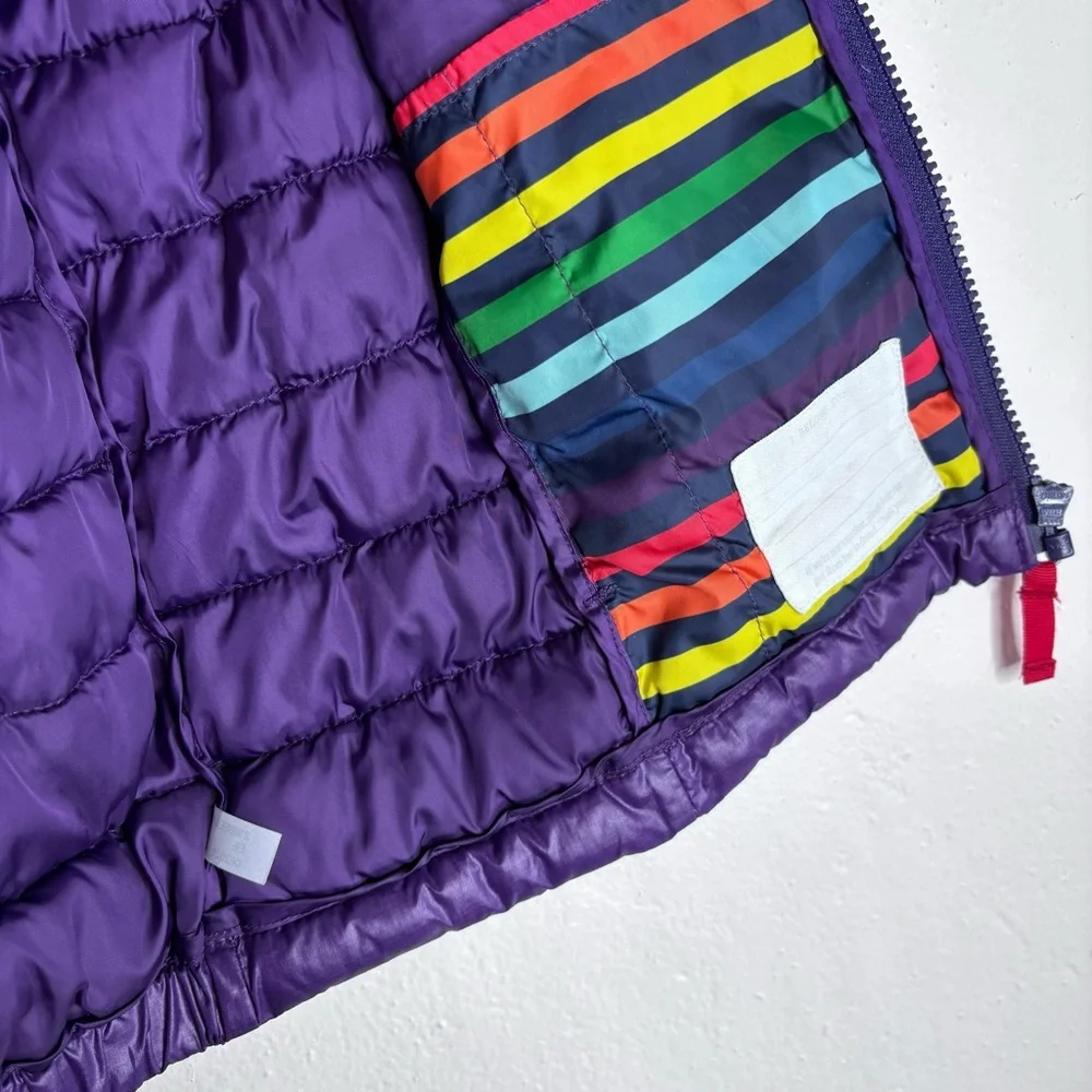Primary Purple Puffer Vest Size 6-7